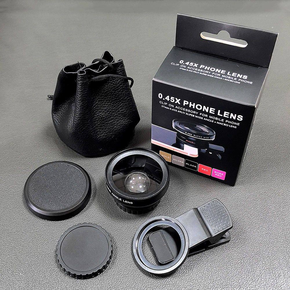 Objectif Clip 0,45x Grand Angle + Macro